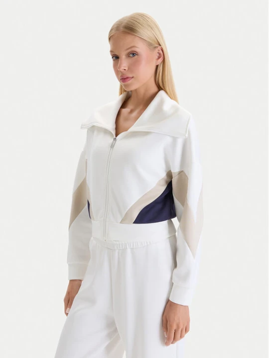Zdjęcie produktu Beverly Hills Polo Club Bluza W126-BHLSS-1039-02X Écru Regular Fit Kremowy