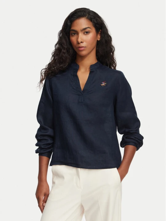Zdjęcie produktu Beverly Hills Polo Club Bluzka P-SS26W-OLYMPIA Granatowy Regular Fit