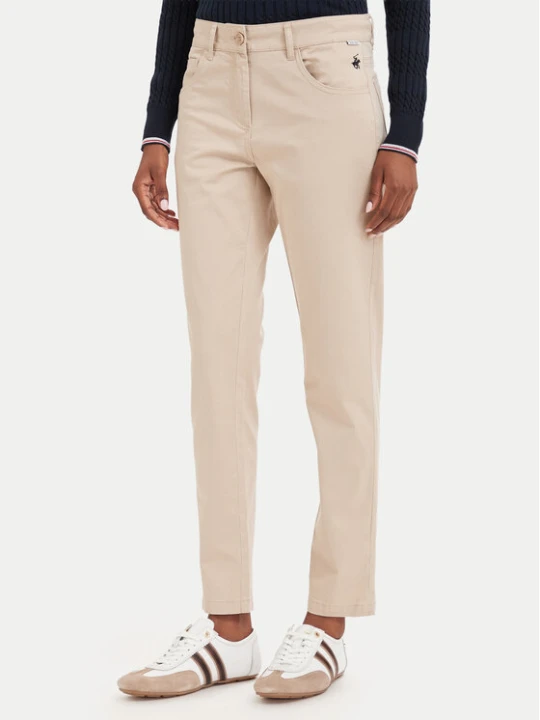 Zdjęcie produktu Beverly Hills Polo Club Chinosy P-SS26W-T586585 Beżowy Slim Fit