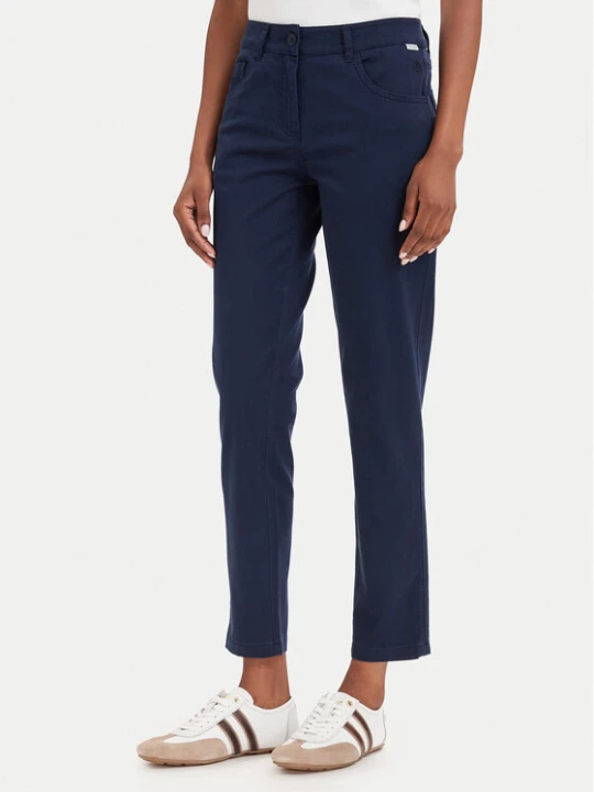 Zdjęcie produktu Beverly Hills Polo Club Chinosy P-SS26W-T586585 Granatowy Slim Fit