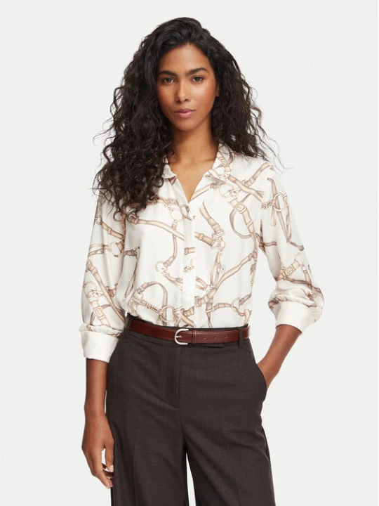 Zdjęcie produktu Beverly Hills Polo Club Koszula L3603-HR Beżowy Regular Fit