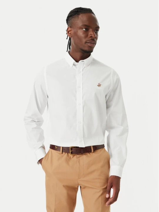Zdjęcie produktu Beverly Hills Polo Club Koszula P-SS26M-BRASS Biały Regular Fit