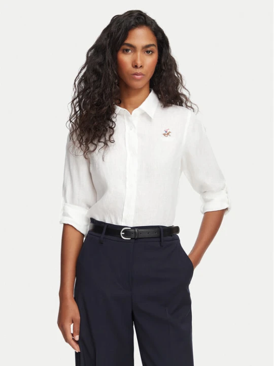 Zdjęcie produktu Beverly Hills Polo Club Koszula P-SS26W-SH0004 Biały Regular Fit