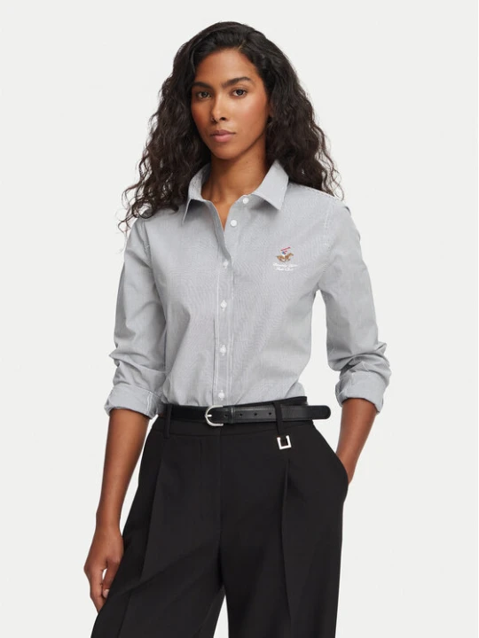 Zdjęcie produktu Beverly Hills Polo Club Koszula P-SS26W-SH0005 Granatowy Regular Fit