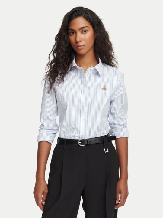 Zdjęcie produktu Beverly Hills Polo Club Koszula P-SS26W-SH0005 Niebieski Regular Fit