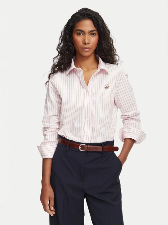 Zdjęcie produktu Beverly Hills Polo Club Koszula P-SS26W-SH0005 Różowy Regular Fit