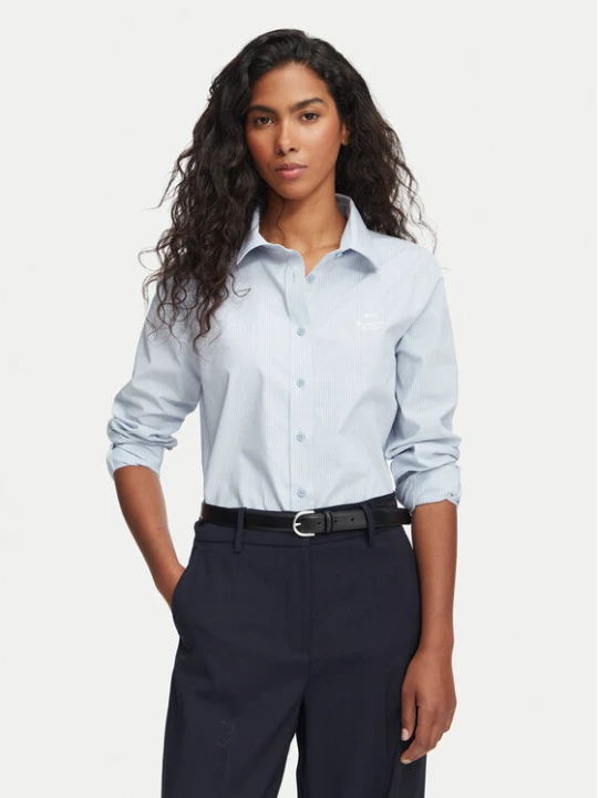 Zdjęcie produktu Beverly Hills Polo Club Koszula P-SS26W-SH15835 Niebieski Regular Fit