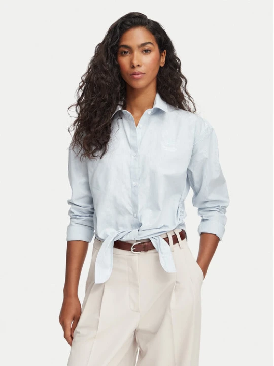 Zdjęcie produktu Beverly Hills Polo Club Koszula P-SS26W-SH506602 Niebieski Regular Fit