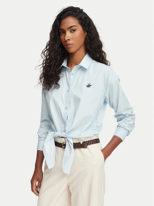 Zdjęcie produktu Beverly Hills Polo Club Koszula P-SS26W-SH506602 Niebieski Regular Fit
