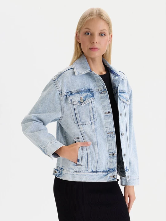 Zdjęcie produktu Beverly Hills Polo Club Kurtka jeansowa W126-BHLJT-1003-22D Niebieski Relaxed Fit