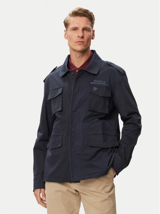Zdjęcie produktu Beverly Hills Polo Club Kurtka przejściowa P-SS26M-JK0197-0298 Granatowy Regular Fit