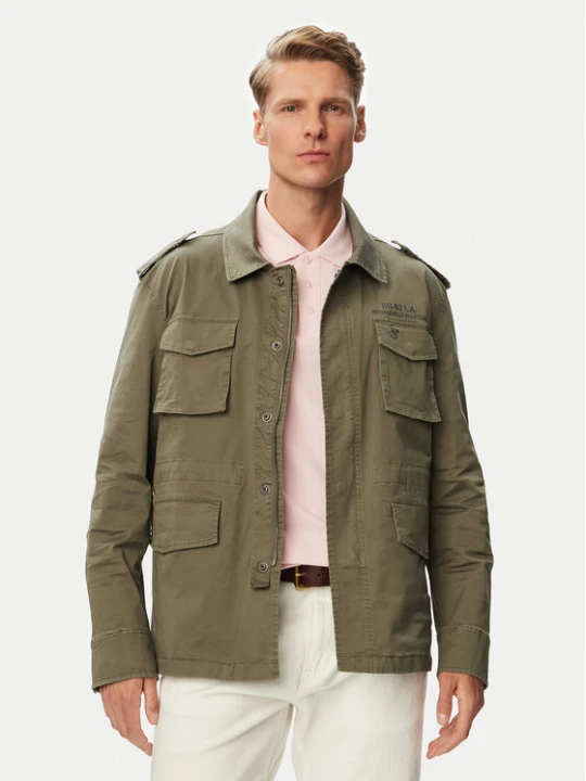 Zdjęcie produktu Beverly Hills Polo Club Kurtka przejściowa P-SS26M-JK0197-0342 Zielony Regular Fit