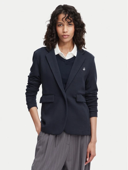 Zdjęcie produktu Beverly Hills Polo Club Marynarka P-SS26W-F6547 Granatowy Regular Fit