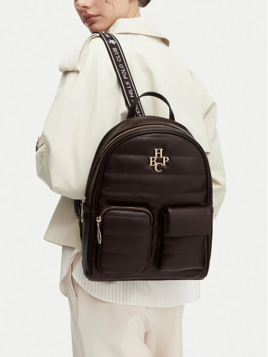 Zdjęcie produktu Beverly Hills Polo Club Plecak CWBEO-BHPC-C-024-10 Brązowy ciemny