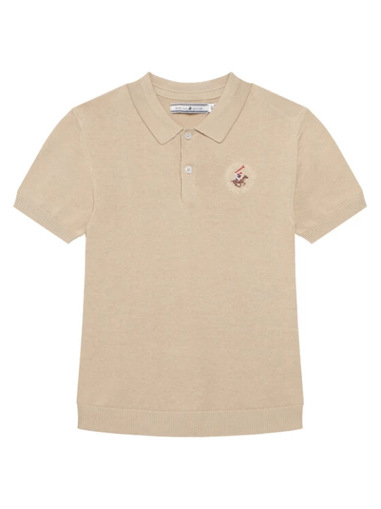 Zdjęcie produktu Beverly Hills Polo Club Polo 76B5W0031 Beżowy Regular Fit