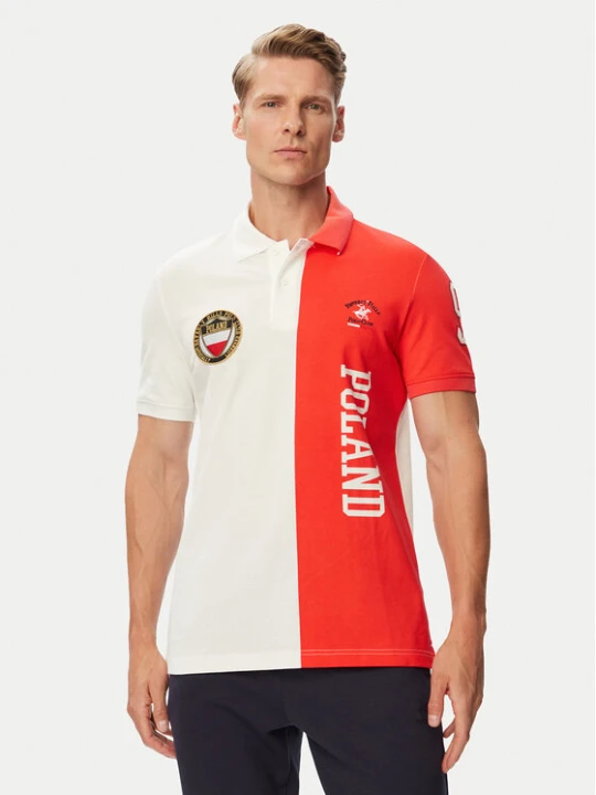 Zdjęcie produktu Beverly Hills Polo Club Polo F-SS26M-P0005 Biały Regular Fit
