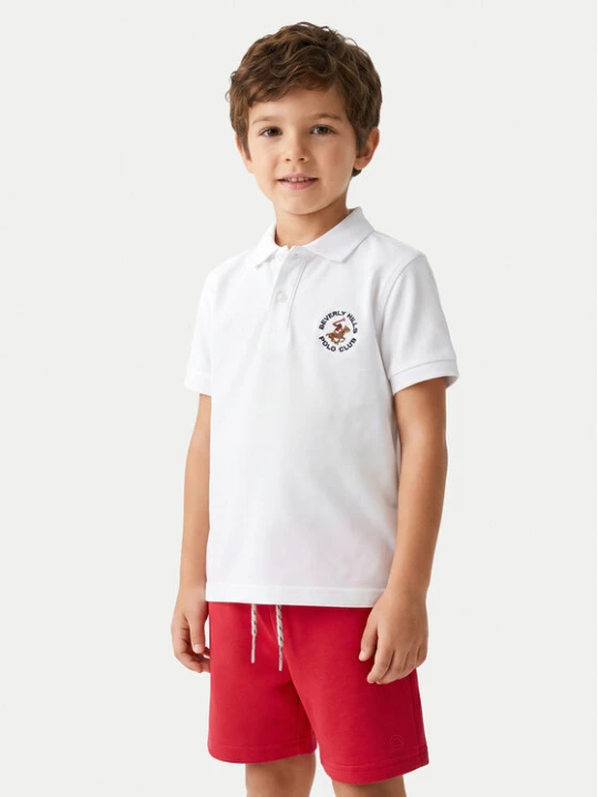 Zdjęcie produktu Beverly Hills Polo Club Polo P-SS26B-P42560 Biały Regular Fit
