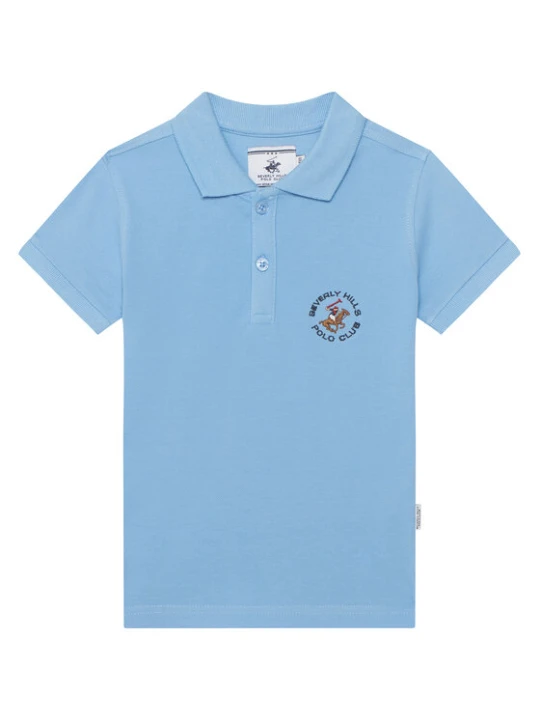 Zdjęcie produktu Beverly Hills Polo Club Polo P-SS26B-P42560 Niebieski Regular Fit