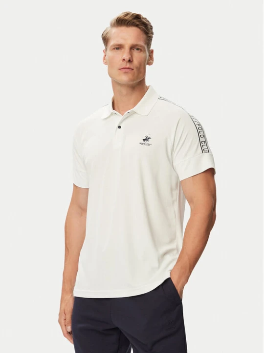 Zdjęcie produktu Beverly Hills Polo Club Polo P-SS26M-P0170 Biały Regular Fit