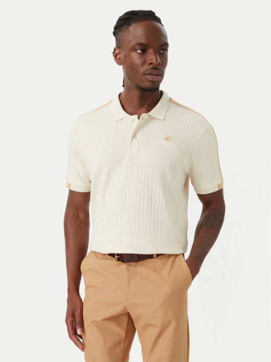 Zdjęcie produktu Beverly Hills Polo Club Polo P-SS26M-P2747 Beżowy jasny Regular Fit