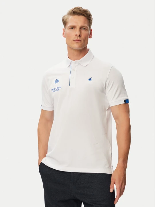 Zdjęcie produktu Beverly Hills Polo Club Polo P-SS26M-P2770 Biały Regular Fit
