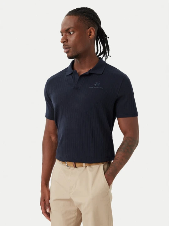 Zdjęcie produktu Beverly Hills Polo Club Polo P-SS26M-P2802 Granatowy Regular Fit