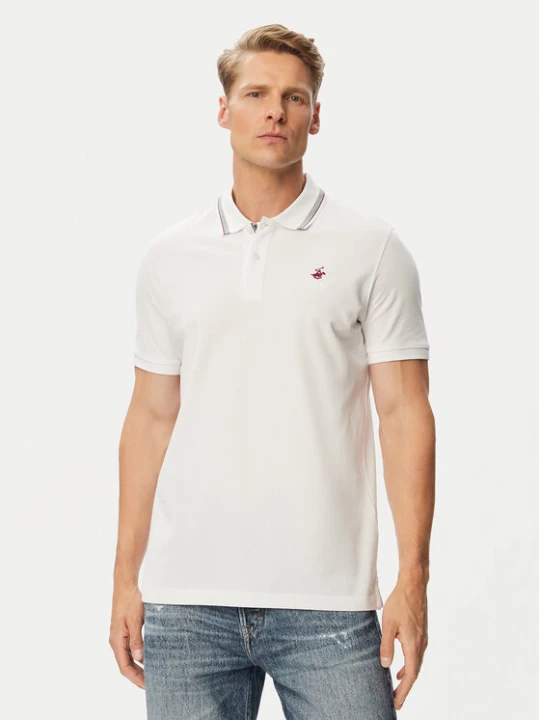 Zdjęcie produktu Beverly Hills Polo Club Polo P-SS26M-P450111 Biały Regular Fit