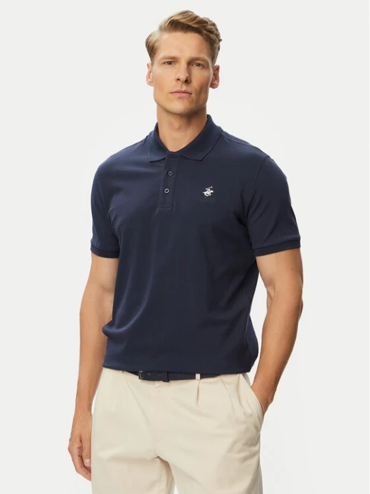 Zdjęcie produktu Beverly Hills Polo Club Polo P-SS26M-P450124 Granatowy Regular Fit