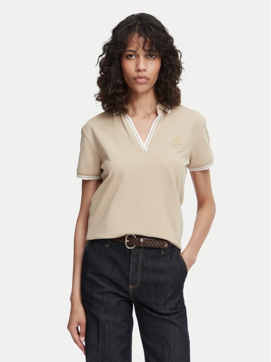 Zdjęcie produktu Beverly Hills Polo Club Polo P-SS26W-P0300 Beżowy Regular Fit