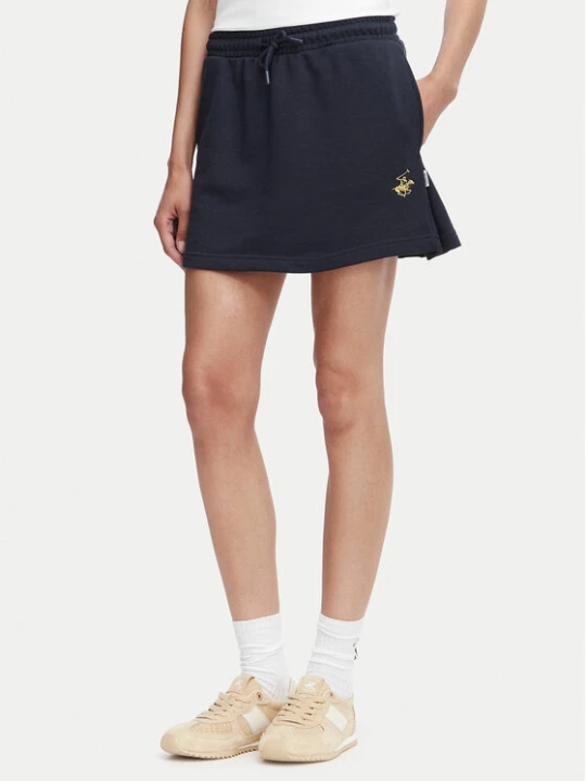 Zdjęcie produktu Beverly Hills Polo Club Spódnica mini P-SS26W-SK0068 Granatowy Regular Fit