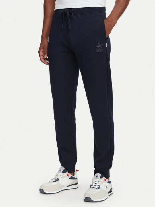 Zdjęcie produktu Beverly Hills Polo Club Spodnie dresowe M6340B Granatowy Regular Fit