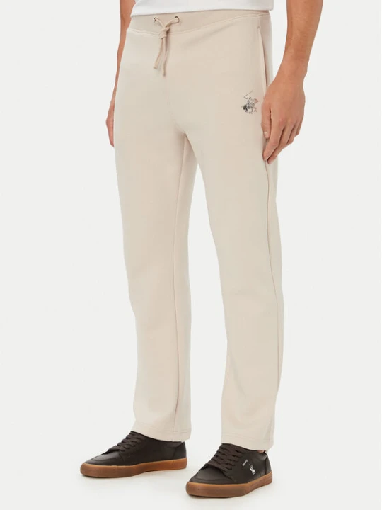 Zdjęcie produktu Beverly Hills Polo Club Spodnie dresowe M6608B-HR Beżowy jasny Regular Fit