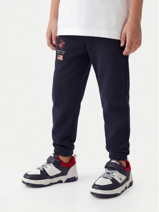 Zdjęcie produktu Beverly Hills Polo Club Spodnie dresowe P-SS26B-TF0033K Granatowy Regular Fit