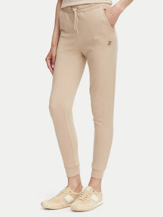 Zdjęcie produktu Beverly Hills Polo Club Spodnie dresowe P-SS26W-TF546550 Beżowy Regular Fit