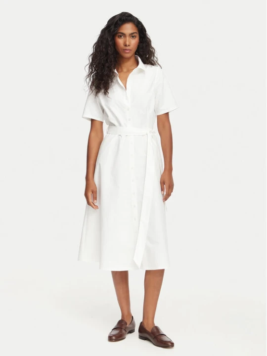 Zdjęcie produktu Beverly Hills Polo Club Sukienka koszulowa L3631 Biały Regular Fit