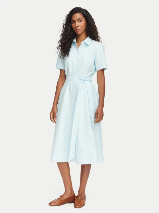 Zdjęcie produktu Beverly Hills Polo Club Sukienka koszulowa L3631 Niebieski jasny Regular Fit