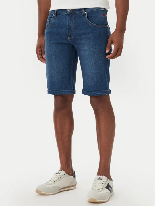 Zdjęcie produktu Beverly Hills Polo Club Szorty jeansowe P-SS26M-BJ494360 Niebieski Regular Fit