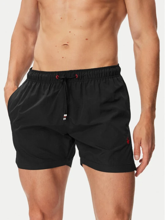 Zdjęcie produktu Beverly Hills Polo Club Szorty kąpielowe P-SS26M-UNION-0499 Czarny Regular Fit