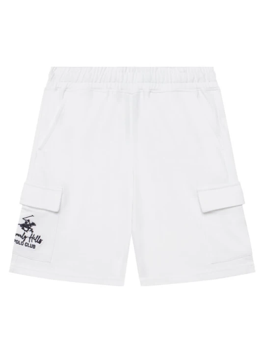 Zdjęcie produktu Beverly Hills Polo Club Szorty materiałowe 76B6SF0028T Biały Regular Fit