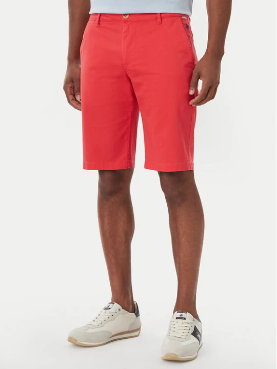 Zdjęcie produktu Beverly Hills Polo Club Szorty materiałowe B472456 Czerwony Regular Fit
