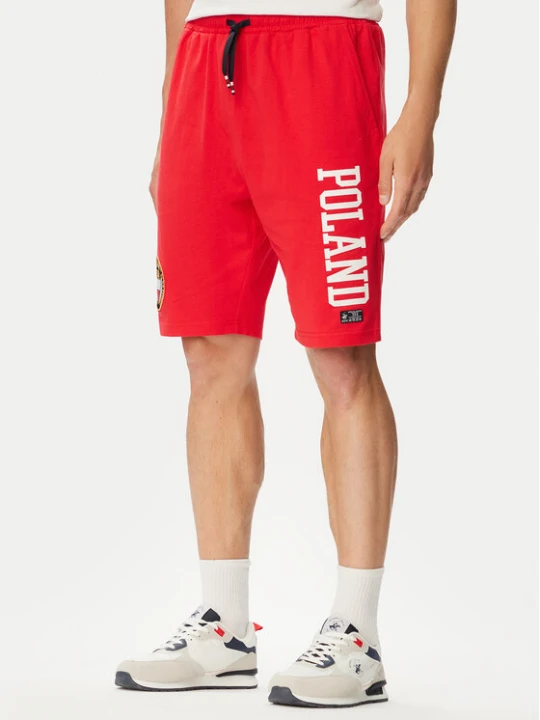 Zdjęcie produktu Beverly Hills Polo Club Szorty sportowe F-SS26M-BJ0005 Czerwony Regular Fit
