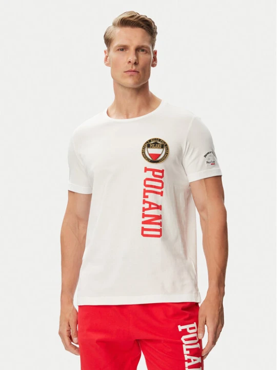 Zdjęcie produktu Beverly Hills Polo Club T-Shirt F-SS26M-TS0005 POL Biały Regular Fit