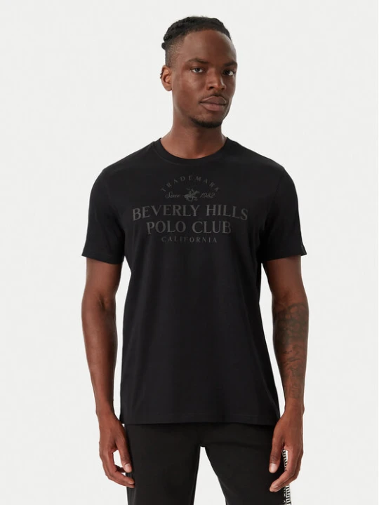 Zdjęcie produktu Beverly Hills Polo Club T-Shirt M1303 Czarny Regular Fit