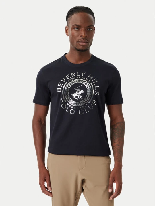 Zdjęcie produktu Beverly Hills Polo Club T-Shirt M1342 Granatowy Regular Fit