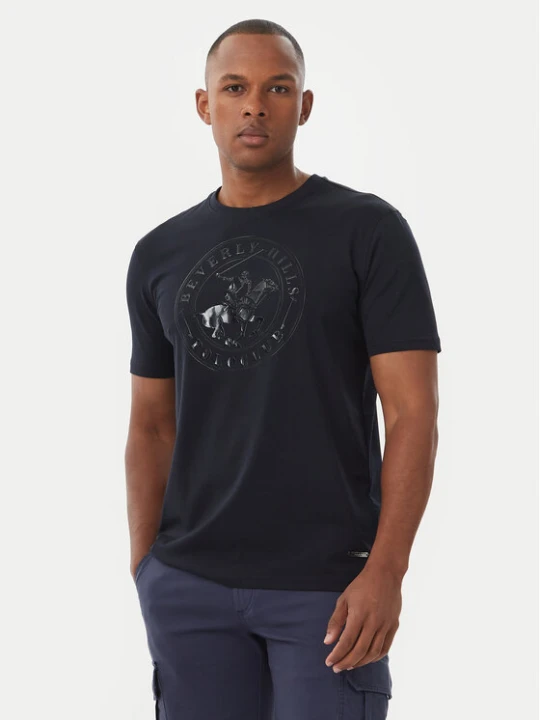 Zdjęcie produktu Beverly Hills Polo Club T-Shirt M1546 Granatowy Regular Fit