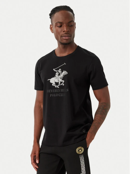 Zdjęcie produktu Beverly Hills Polo Club T-Shirt M1619-HR Czarny Regular Fit