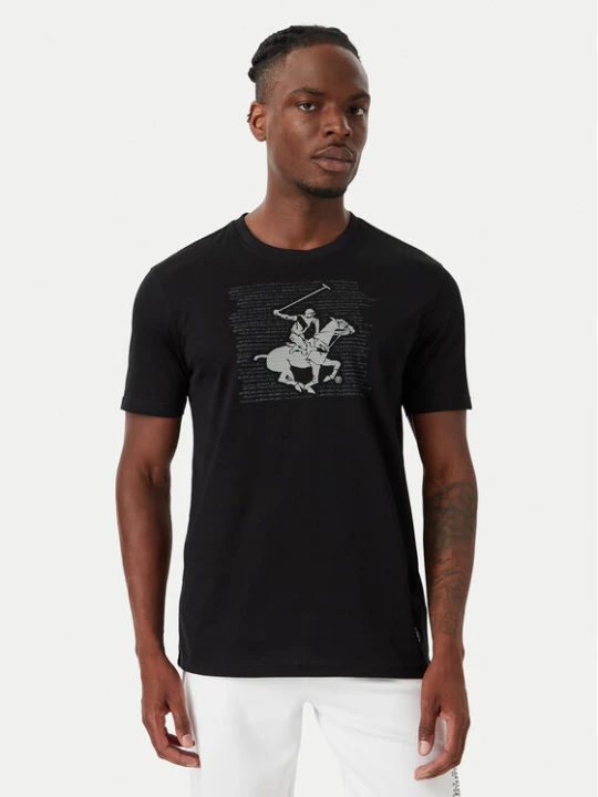 Zdjęcie produktu Beverly Hills Polo Club T-Shirt M1623-HR Czarny Regular Fit