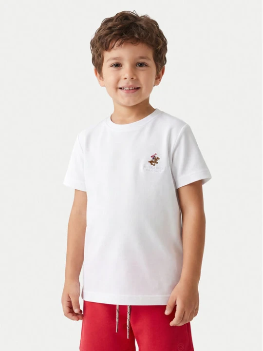 Zdjęcie produktu Beverly Hills Polo Club T-Shirt P-SS26B-TS0131 Biały Regular Fit