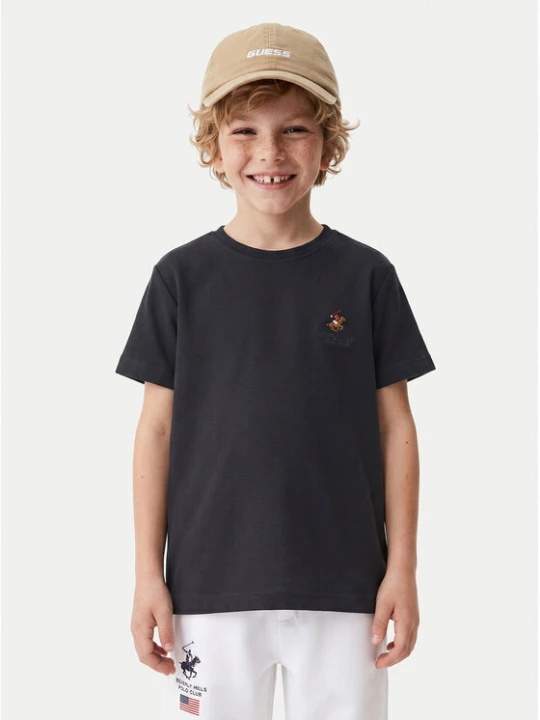 Zdjęcie produktu Beverly Hills Polo Club T-Shirt P-SS26B-TS0131 Granatowy Regular Fit