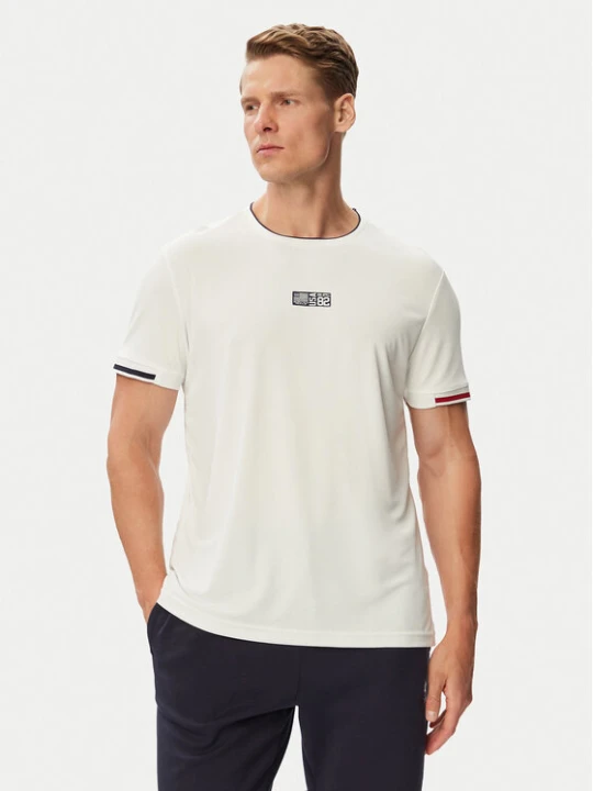 Zdjęcie produktu Beverly Hills Polo Club T-Shirt P-SS26M-TS0172 Biały Regular Fit
